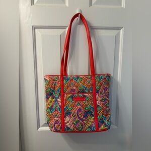 Vera Bradley-Small Vera Tote in Paisley in Paradise-Retired Pattern & Bag Style